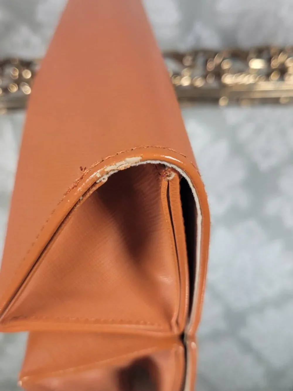 Tory Burch Sunglasses Case - Orange and Cream
